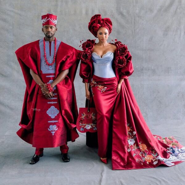 Inside Mr Eazi & Temi Otedola's Stunning Cultural Wedding Fusion


Temi & Mr Eazi: Where High Fashion Meets Nigerian Tradition


Royal Elegance: Mr Eazi & Temi Otedola's Traditional Wedding Style