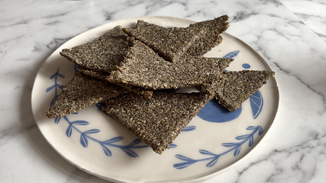 Homemade Seed Crackers: A Simple Gluten-Free Snack