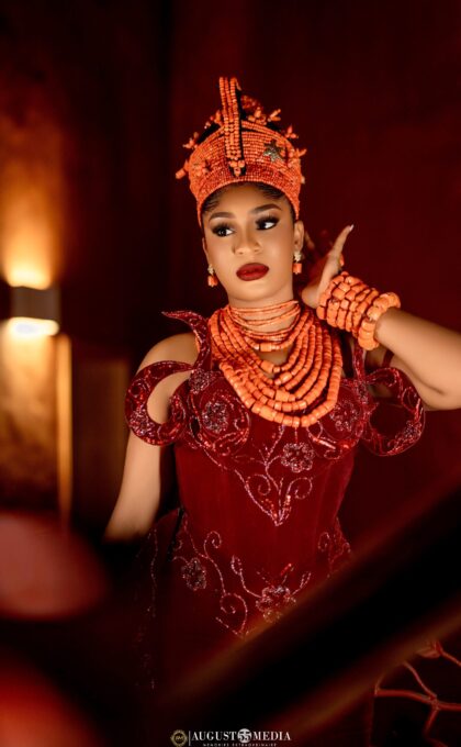 Cultural Splendor: Edo Wedding Shoot Sets New Trends for Brides