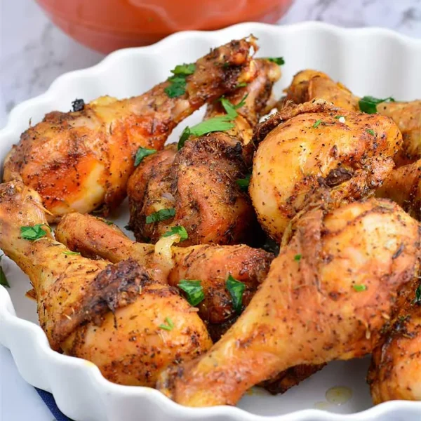 Crispy, Juicy Baked Chicken Drumsticks
