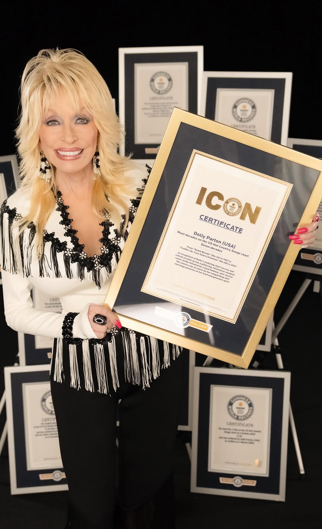 Speed, Songs & Stardom: Dolly Parton Crowned Guinness World Records ICON Alongside Bolt & Beyoncé


From '9 to 5' to ICON Status: Dolly Parton Enters Guinness Elite with Bolt & Beyoncé


Queen of Country Meets Queen Bey: Dolly Parton's Historic Guinness ICON Honor