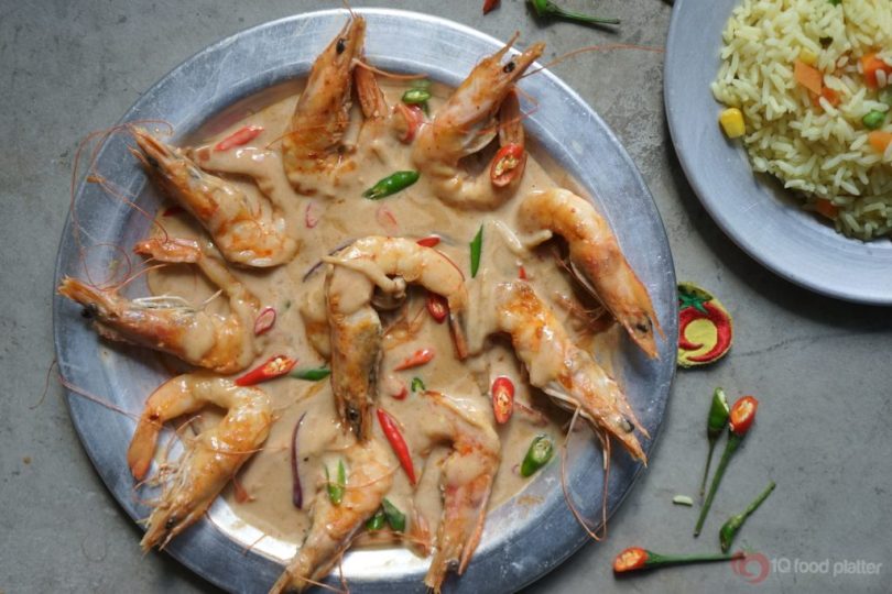 Creamy Coconut-Peanut Shrimp Curry