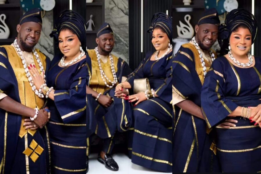 Love Story: Bimbo Afolayan Marks 7 Years with Special Family Portrait