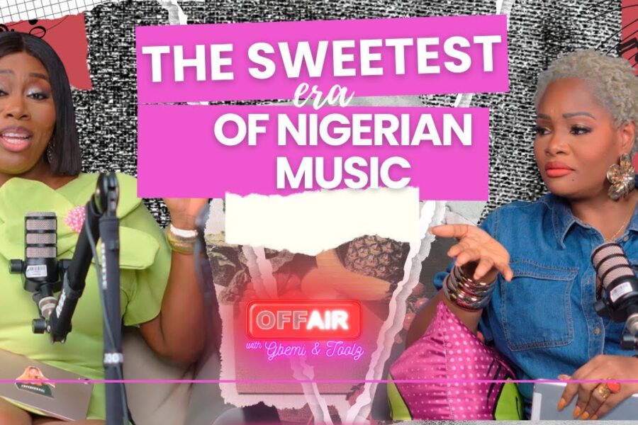 Gbemi & Toolz Time-Travel Through Nigeria's Golden Music Age with Motolani Alake


Sweet Sounds: Gbemi, Toolz & Motolani Alake Dive into Nigeria's Musical Glory Days


OffAir Special: Gbemi & Toolz Unpack Nigeria's Musical Heritage with Motolani Alake