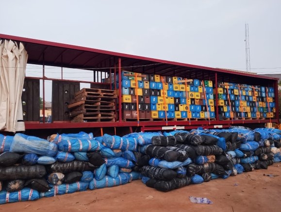 NDLEA Arrests 5 Suspects with 7,245kg Illicit Drugs Worth N724.5M Hidden in Beer Cartons in Edo