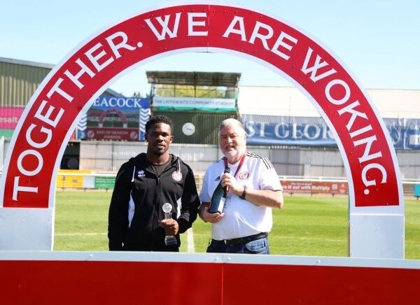Akinola, Former Olympic Eagles Invitee, Wins Woking’s Fans Player of the Season Award