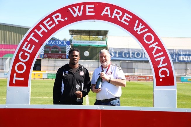 Akinola, Former Olympic Eagles Invitee, Wins Woking’s Fans Player of the Season Award