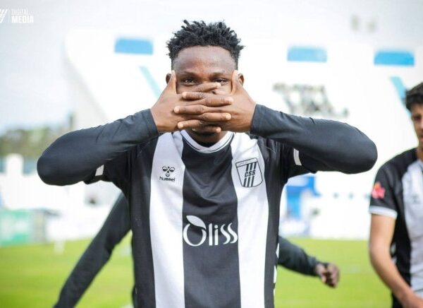 Ogbole Celebrates 'Biggest Day' with CS Sfaxien Hat