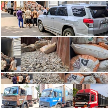 EFCC Seizes Trucks at Ogun Illegal Mining Site as Court Orders Forfeiture to FG