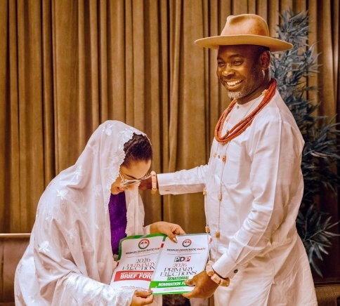 Senator Natasha Files PDP Form to Challenge Yahaya Bello in 2027 Kogi Central Race