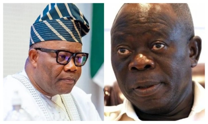 Oshiomhole Challenges Akpabio to Vacate Senate President Office, Urge Leadership by Example