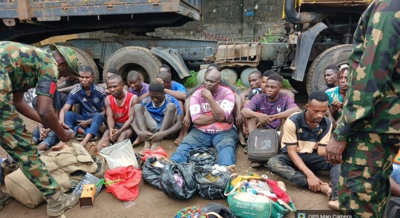 Troops Arrest 21 Suspected Drug Traffickers in Abia Community Market
