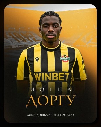 Dorgu’s Younger Brother Joins Super Eagles Forward at Botev Plovdiv