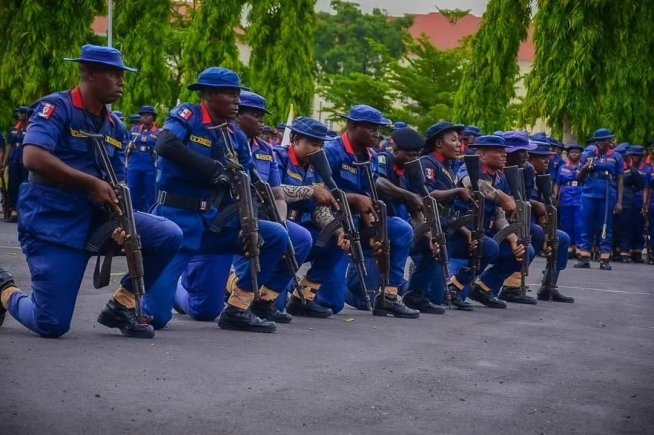 NSCDC Arrests and Parades Three Suspected Criminals in Zamfara