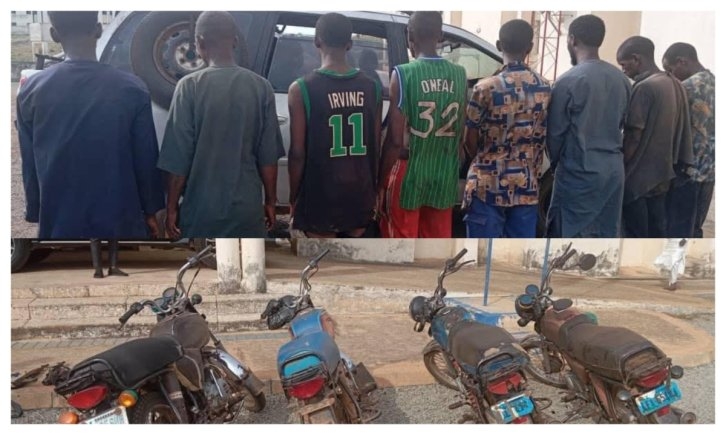 Police Raid in Nasarawa Nets Eight Suspected Kidnappers, Seizes Rifles