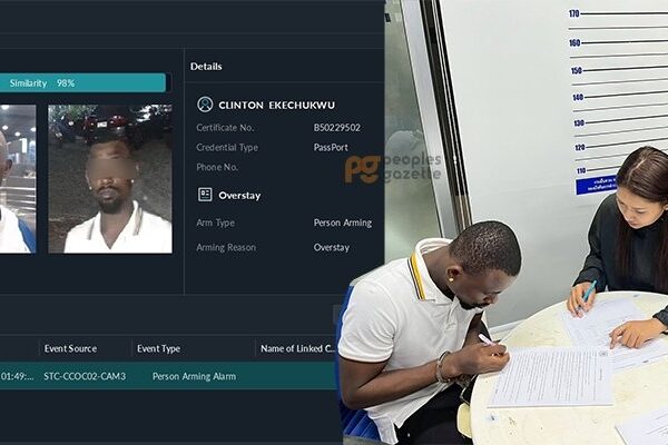 Thailand to Deport Nigerian National Clinton Ubasinachi Ekechukwu After AI Facial Recognition Flags Visa Overstay
