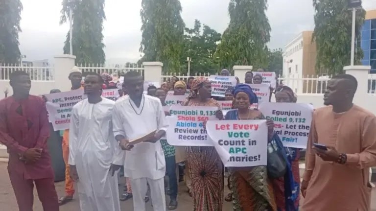 Lagos 2027: Agege APC Leaders Protest in Abuja Over Rejected Assembly Primary Results