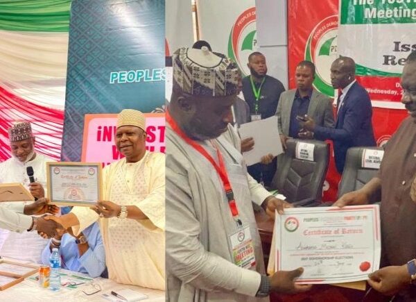 Drama Unfolds as Two PDP Governorship Candidates Receive Certificates of Return in Benue