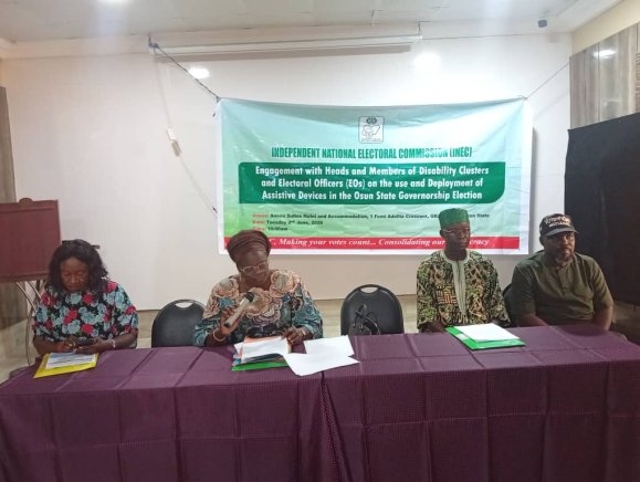 INEC Assures Equal Voting Rights for Persons with Disabilities in Osun Guber Election