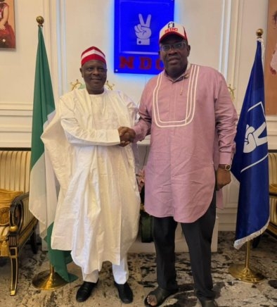 Kwankwaso Meets NDC National Leader Seriake Dickson Amid Party Deregistration Crisis