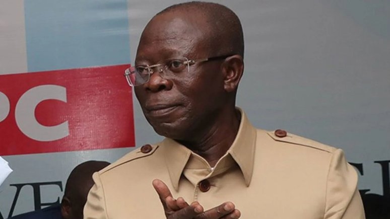 Oshiomhole Claims Amaechi Couldn’t Vote for Buhari in 2015 Due to Wike Rivalry