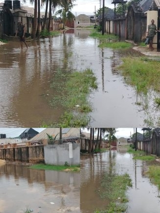 "Flood Submerges Homes in Owerri as Residents Warn: 'Our Lives Are in Danger'"