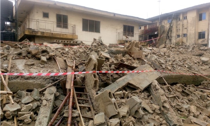 Three Buildings Collapse in Abia, Site Workers and Residents Escape Death