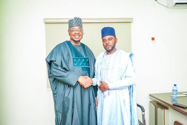 2027: Gombe ADC Chairman Defects to PDP, Meets Isa Pantami