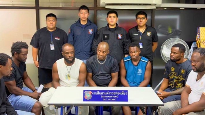Six Nigerians, One Senegalese Arrested for Visa Overstay and Immigration Violations in Thailand