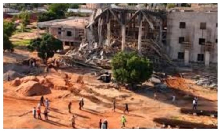 Assembly Complex Collapse in Gombe Kills One, Injures Seven