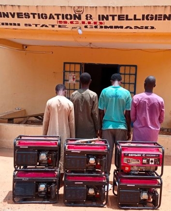 Police Arrest Four, Recover Stolen Generators from INEC Office in Kebbi