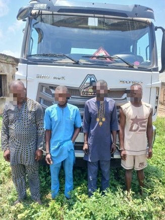 Four Arrested Over Alleged Truck Hijacking in Oyo State