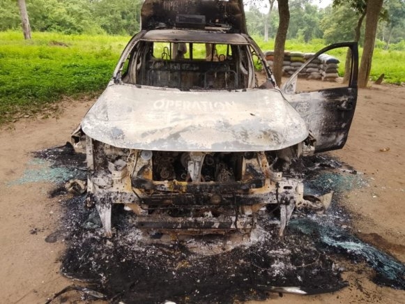 Suspected Bandits Attack Oyo Security Base, Steal Properties [Photos]