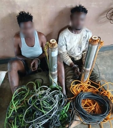 Two Foreigners Arrested in Ogun Over Alleged Burglary and Theft of Pumping Machines